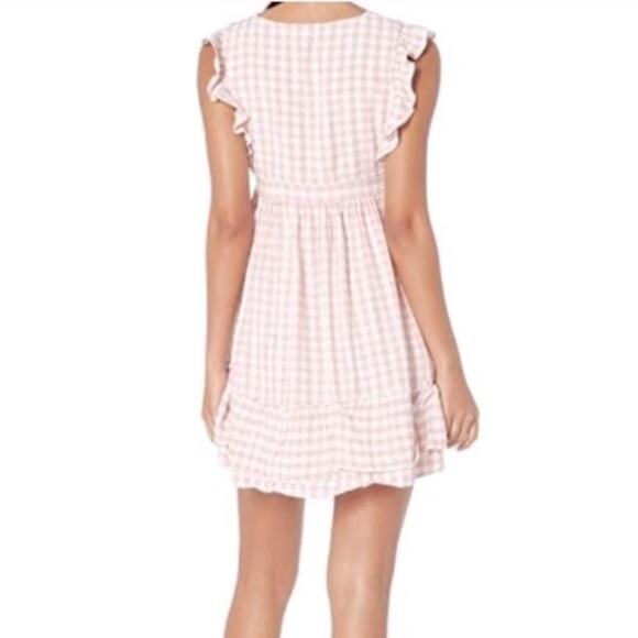 Jack by BB Dakota Gingham Pink and‎ White Dress Size 2 - Picture 6 of 9